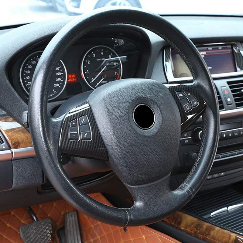Steering Wheel Cover - Couvre-volant en fibre de carbone Superior-2Pcs